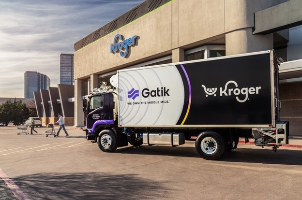 Driverless trucks will deliver food to 3 Kroger stores in DFW area thumbnail